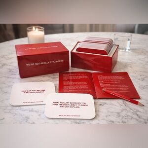 We're Not Really Strangers Card Game - Interactive Adult Card Game & Icebreaker